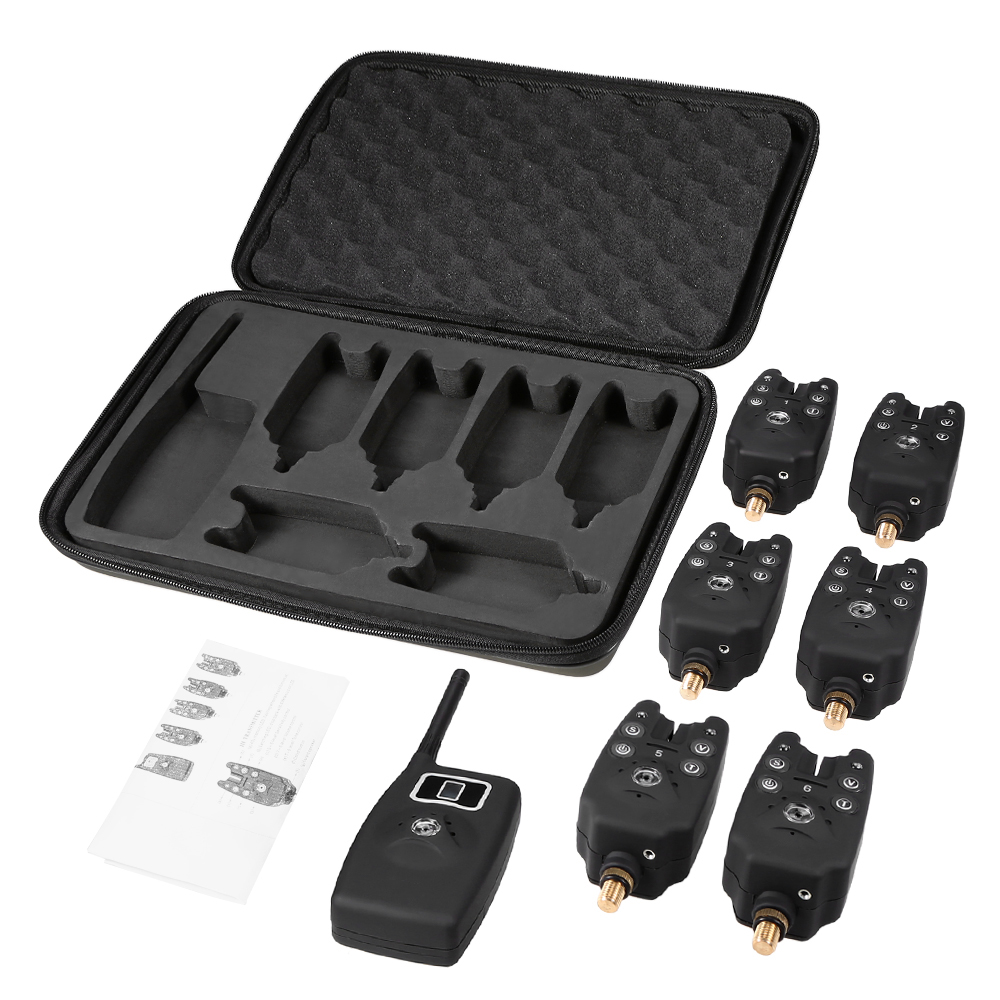 Fish Alarm - Lixada Wireless Fishing Bite Alarms Set