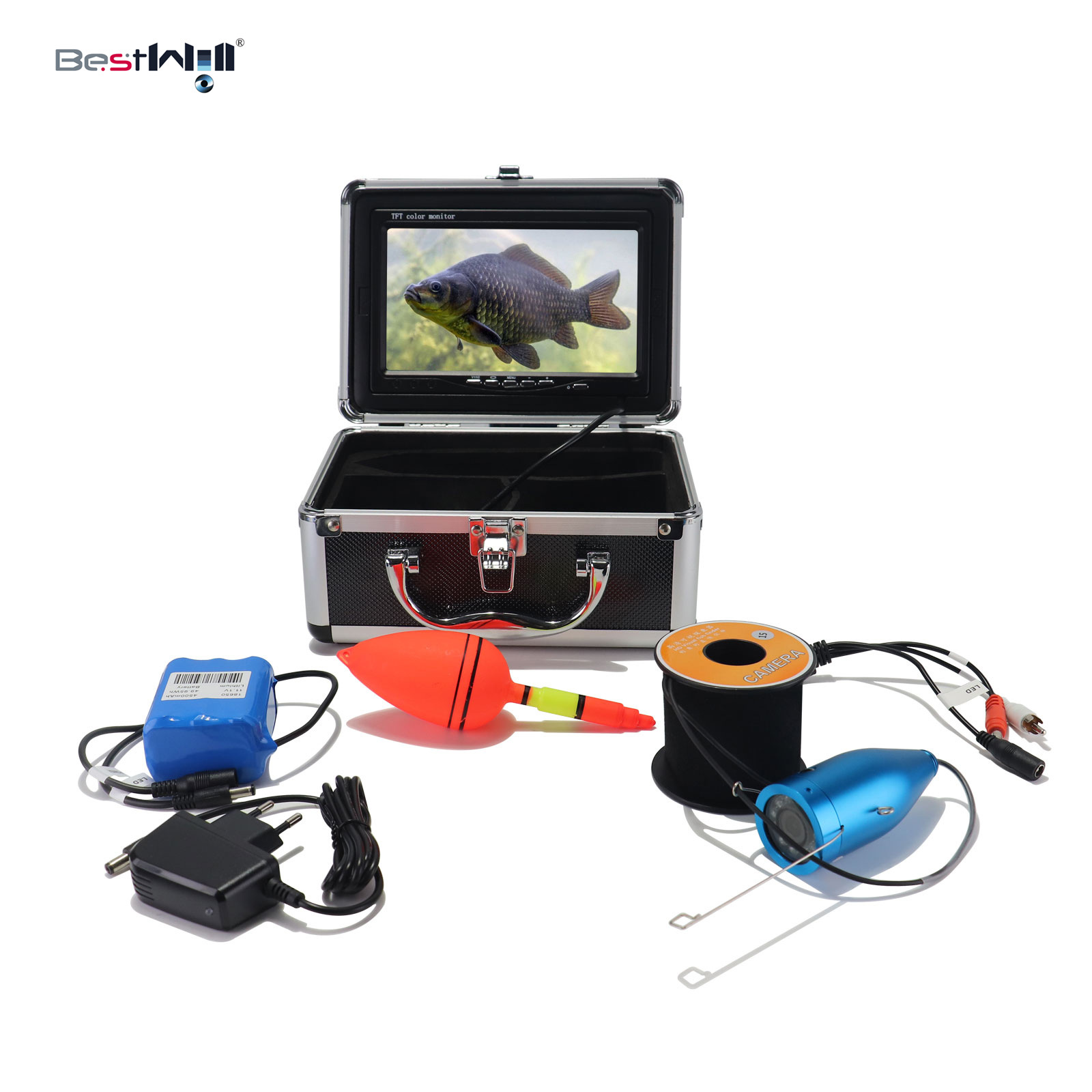 Fish Finder - 7 Inch IPS Screen 15/20/30M 1000TVL