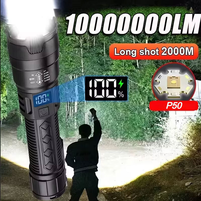High Strong Power Led Flashlig - đánh giá và giá Fishing Light
