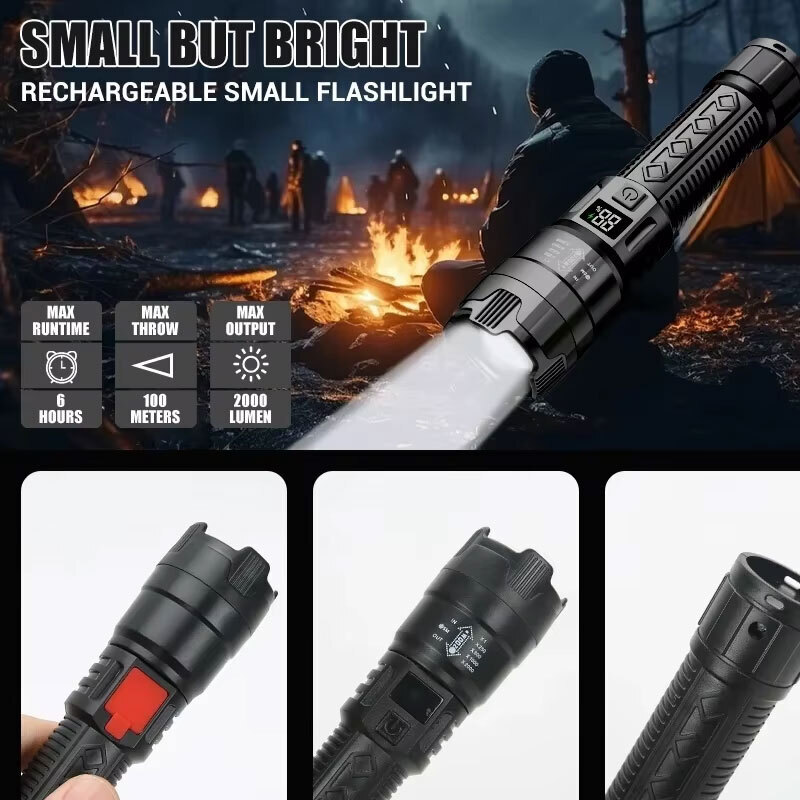 High Strong Power Led Flashlig - đánh giá và giá Fishing Light