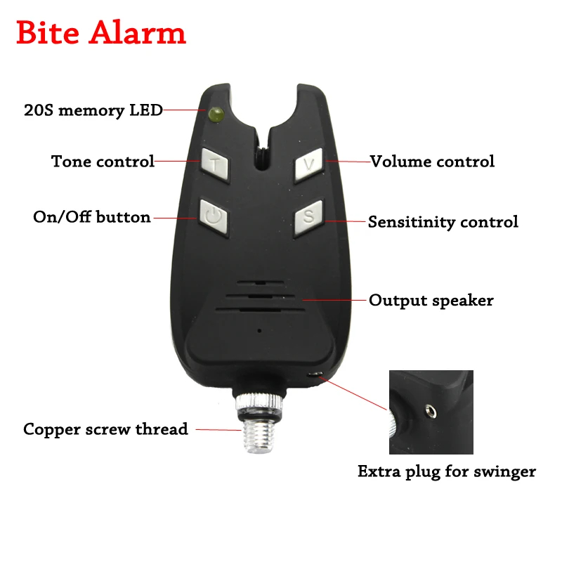 JSFUN 3PCS Carp Fishing Alarm  - đánh giá và giá Bite Indicator