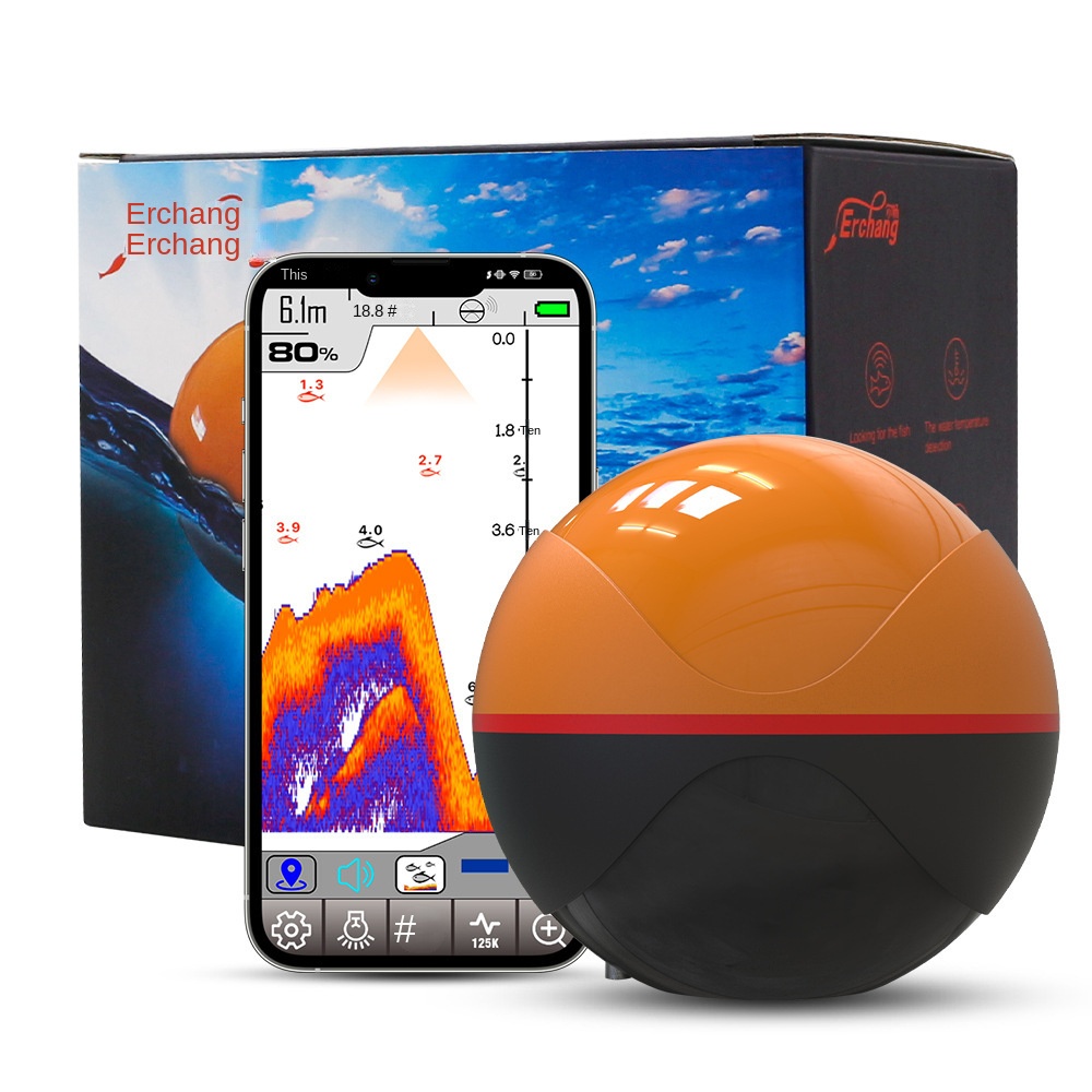 new Dual-Frequency Smart WiFi  - đánh giá và giá Fish Finder Battery