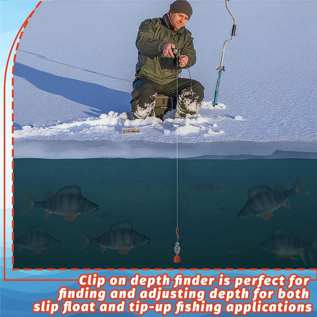 618 Mega Sale 4 Pack Depth Fin - đánh giá và giá Fishing Depth Finder