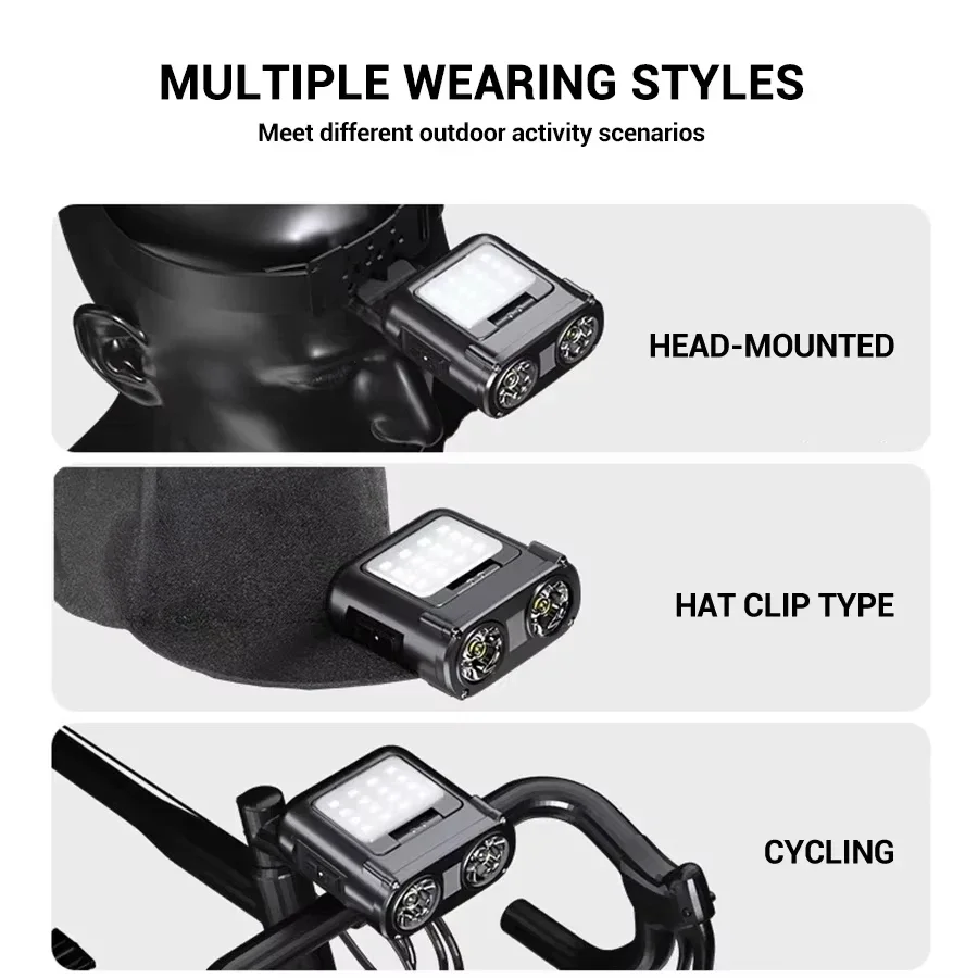 Sensor COB LED Headlamp Cap Cl - đánh giá và giá Fish Finder Battery