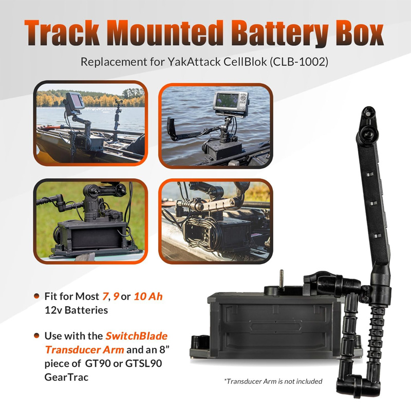 Track Mounted Battery Box for  - đánh giá và giá Fish Finder