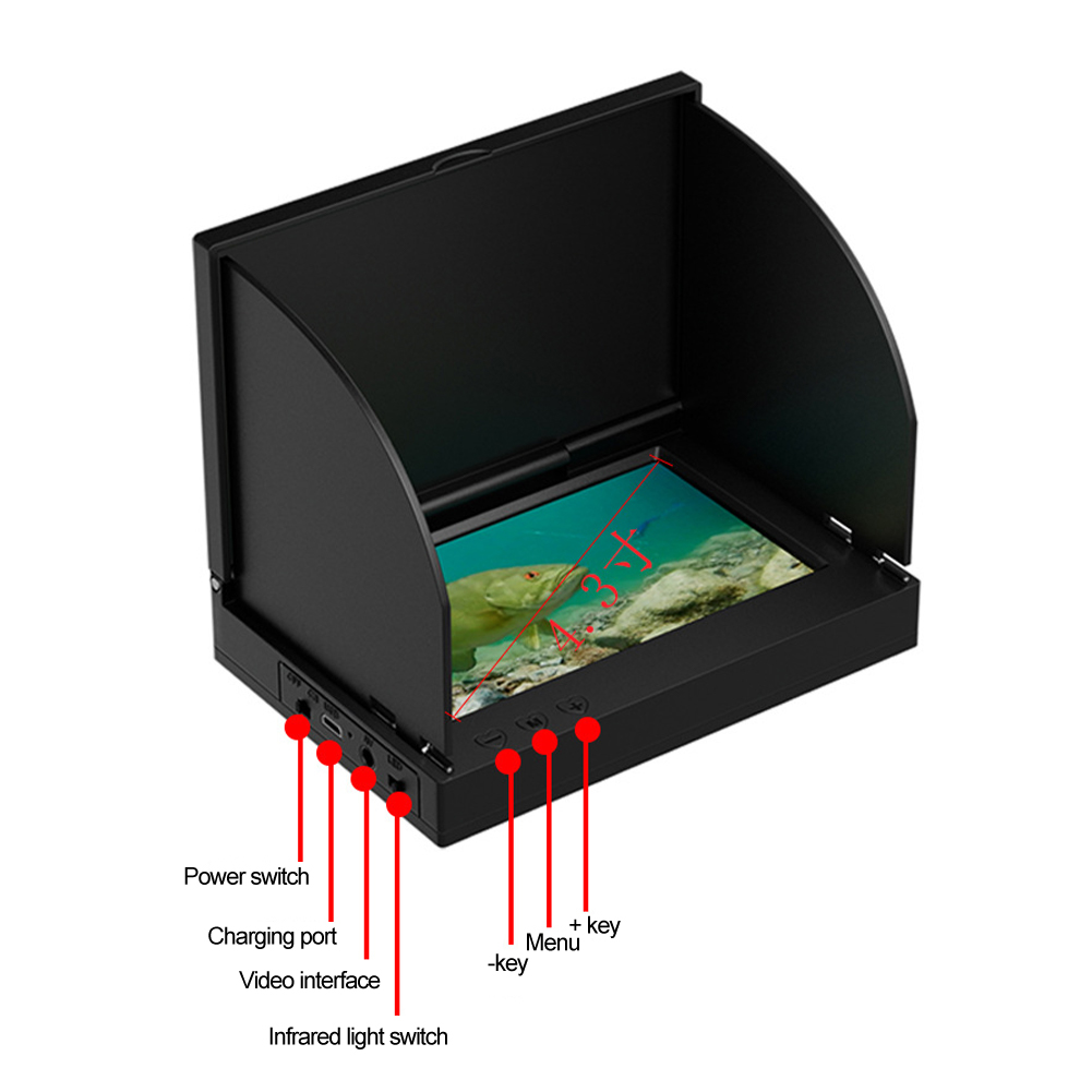 4.3 Inch HD Screen Fish Finder - đánh giá và giá Fishing Depth Finder
