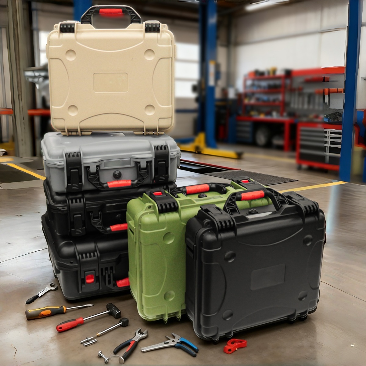 Portable Tool Box with Shock - - đánh giá và giá Fish Finder Case