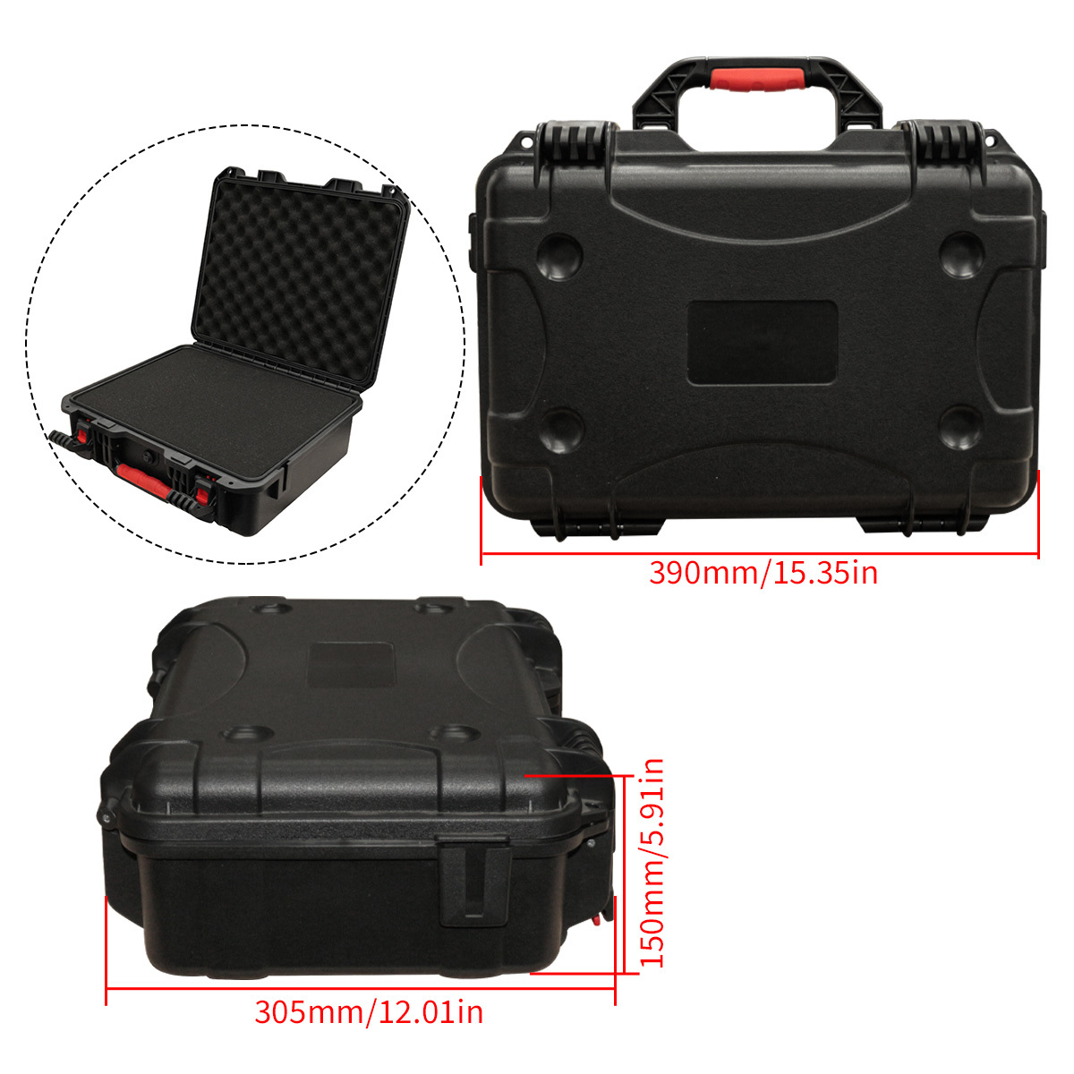 Portable Tool Box with Shock - - đánh giá và giá Fish Finder Case